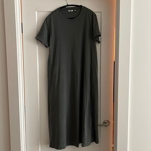 Uniqlo oversized midi T shirt dress